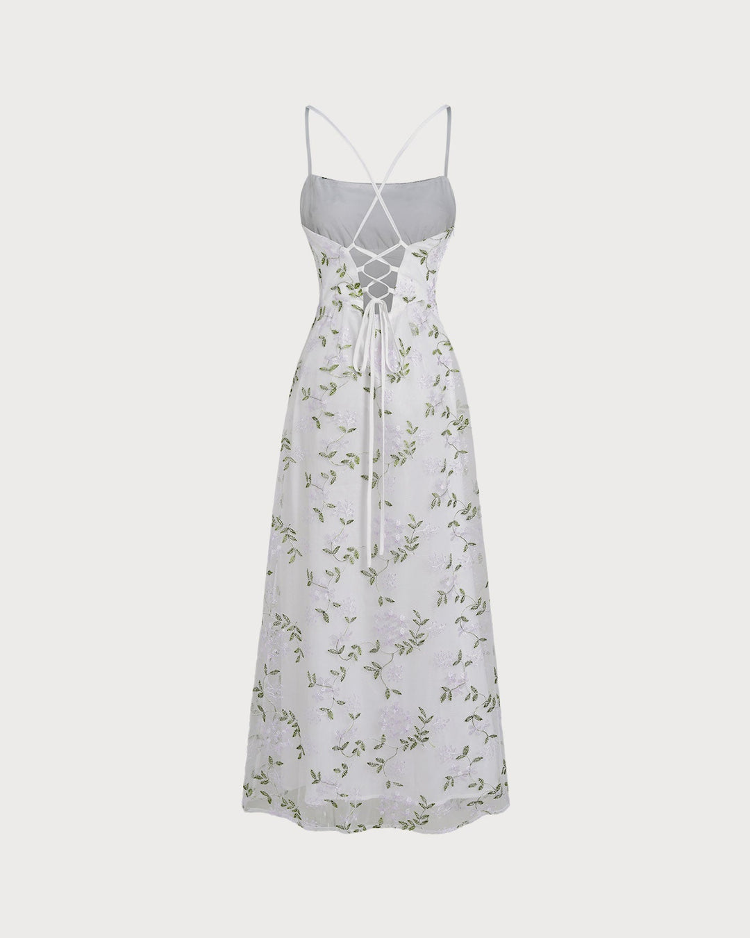 Kira | Floral Print Spaghetti Strap Maxi Dress