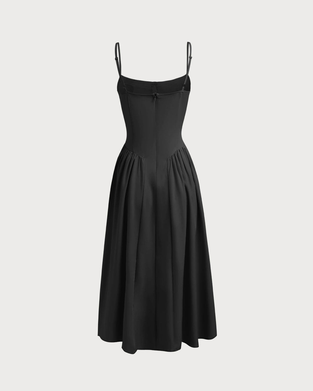 Imogen | Square Neck Pocket Slip Midi Dress
