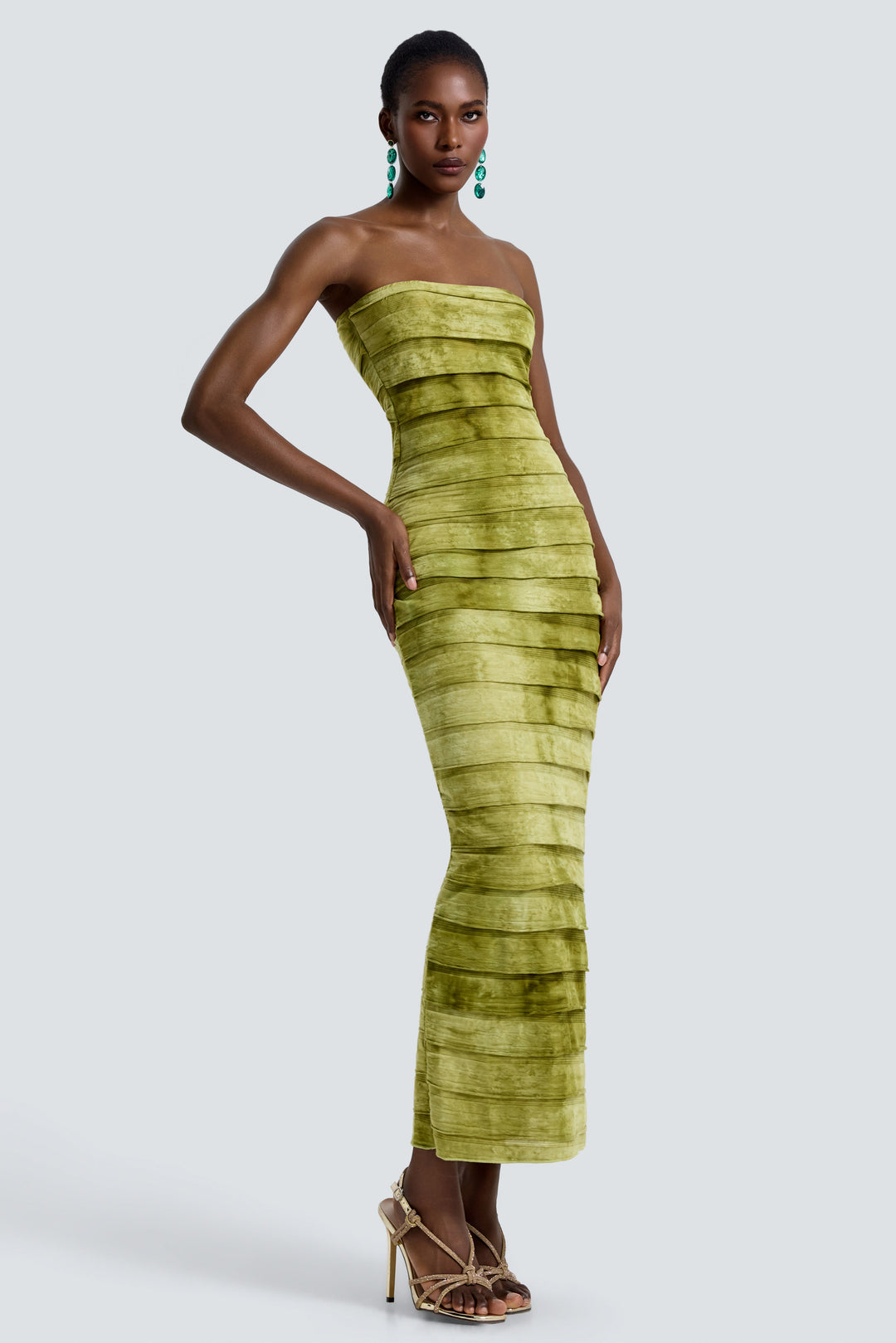 Vera | Tie Dye Off-Shoulder Sleeveless Maxi Dress