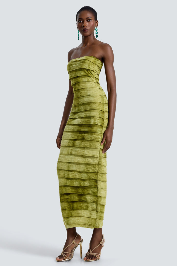 Vera | Tie Dye Off-Shoulder Sleeveless Maxi Dress