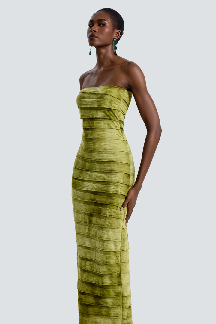 Vera | Tie Dye Off-Shoulder Sleeveless Maxi Dress