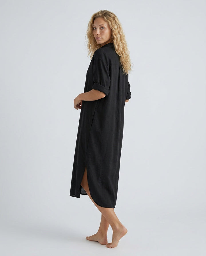 Sunny | Relaxed Midi Shirt Dress