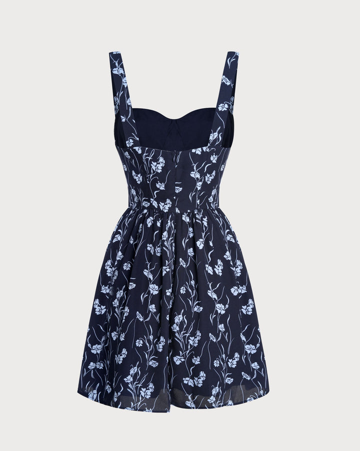 Greta | Sweetheart Floral Mini Dress