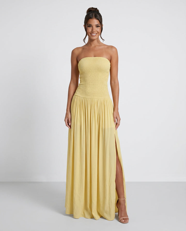 Zofia | Strapless A-Line Maxi Dress