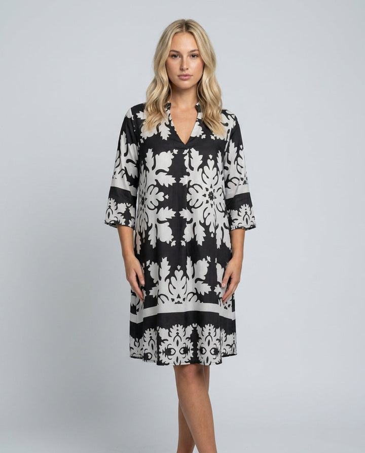 Margot | Midi Length Fluid Wrap Dress