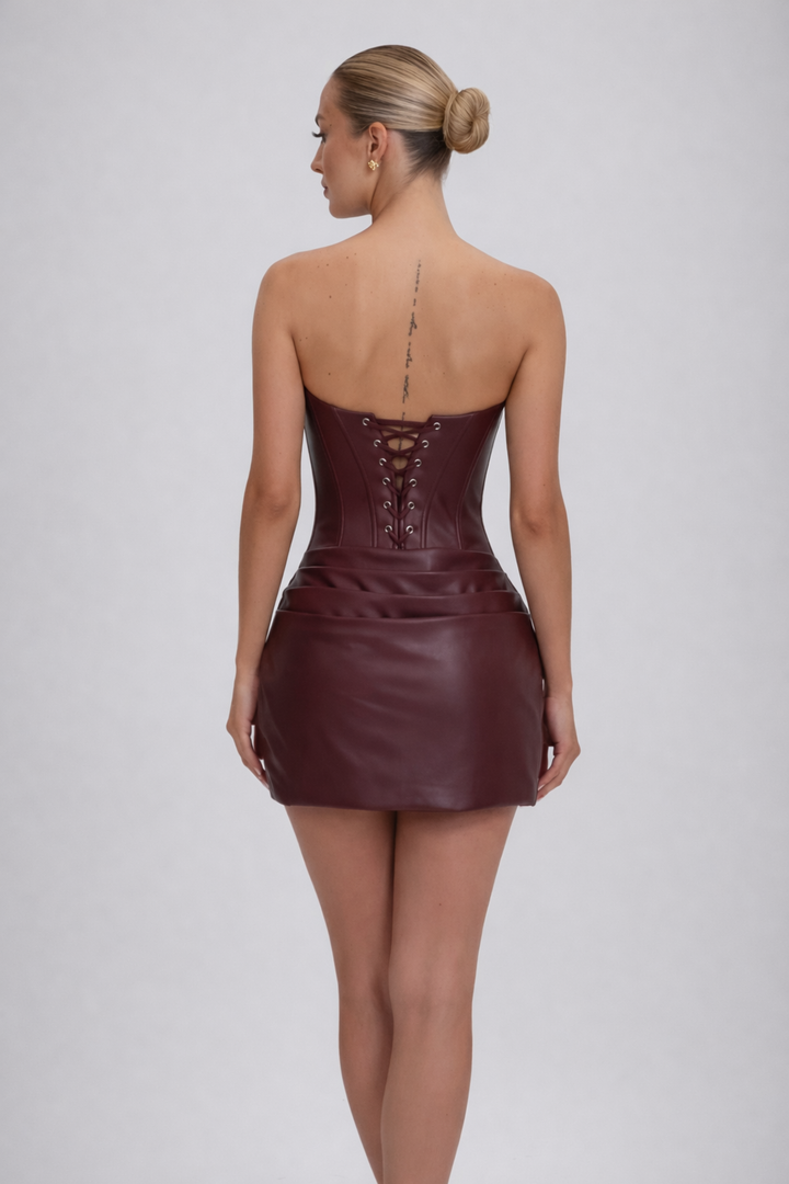 Willow | Mini Dress with Draped Skirt