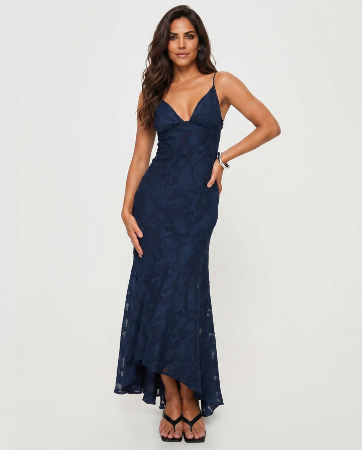 Cyrene | Wrap-Style Wedding Guest Maxi Dress