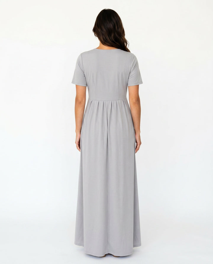 Noor | V-Neck Casual Midi Dress