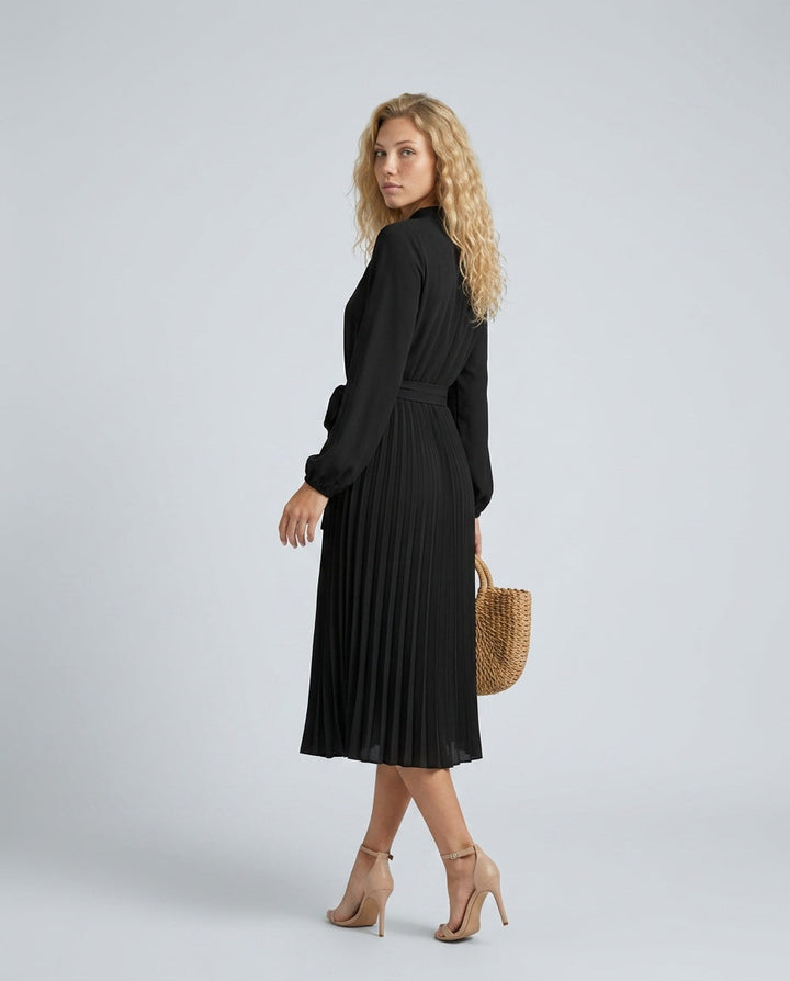 Celeste | Pleated Midi Dress