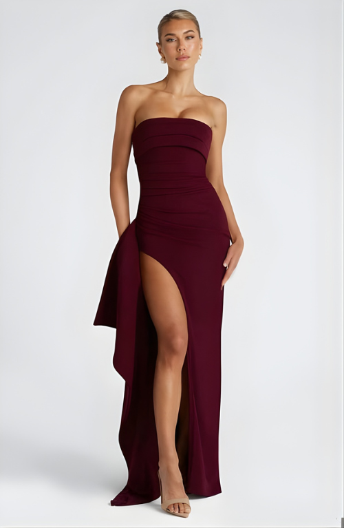 Kirrily | Strapless Twisted Maxi Dress
