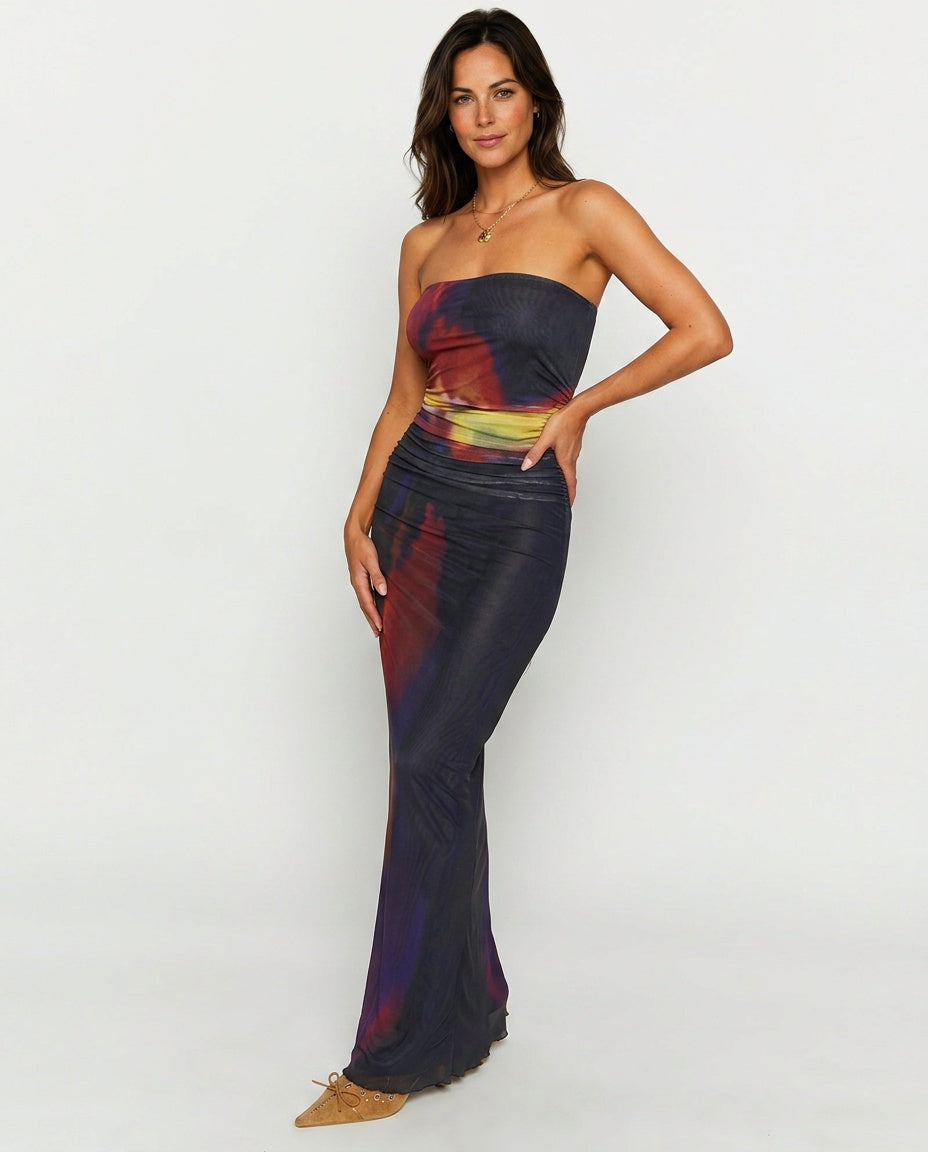Vivienne | Floral Print Maxi Dress