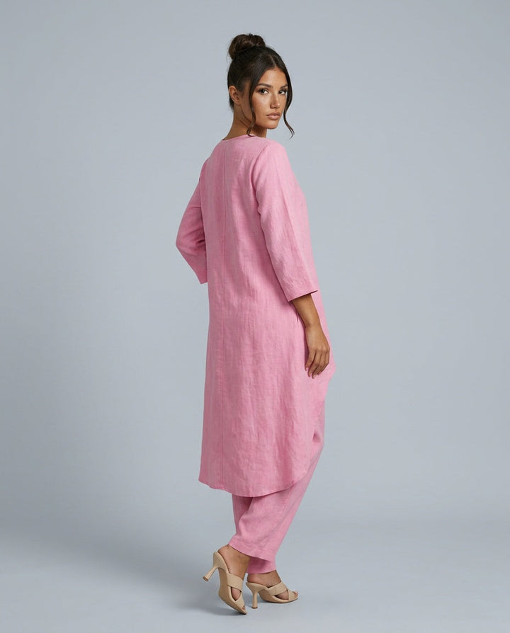 Soraya | Linen-Look Wide-Leg Co-ord Set