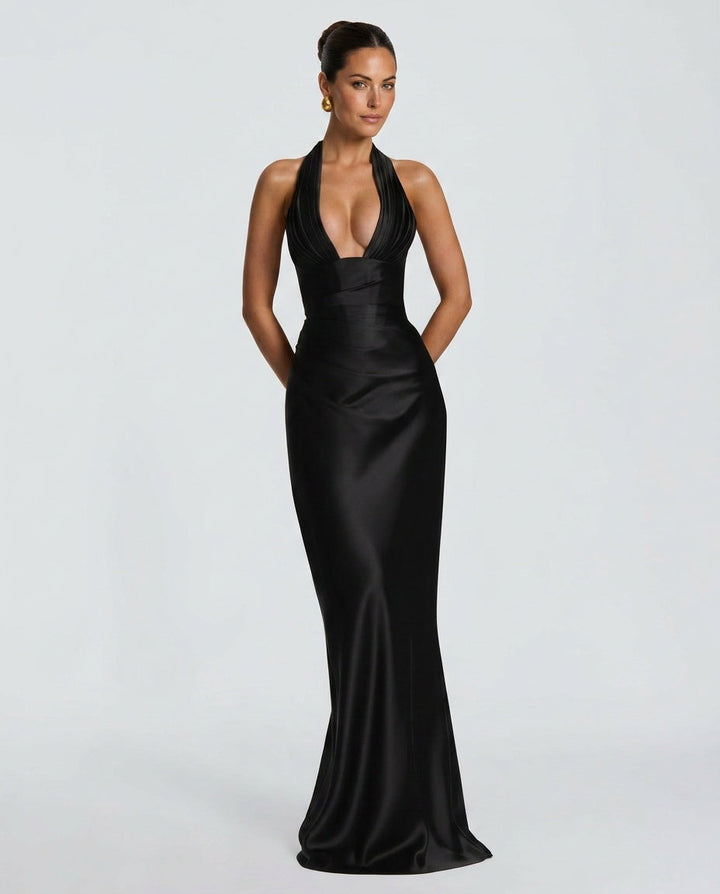 Willa | One-Shoulder Ruched Maxi Dress