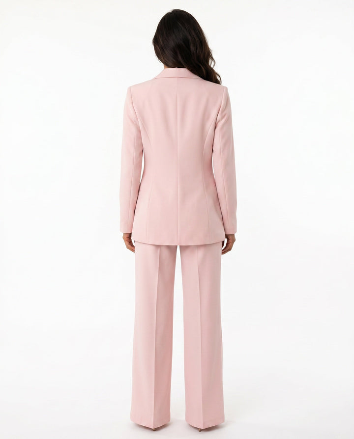 Ravelle | Longline Tailored Wide-Leg Trouser Suit