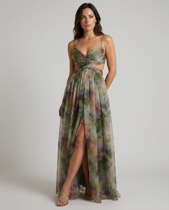 Floraya | Floral Print Maxi Dress