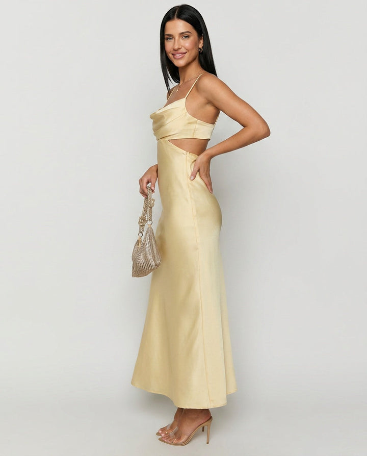 Taleah | Lilac Cut-Out Maxi Dress