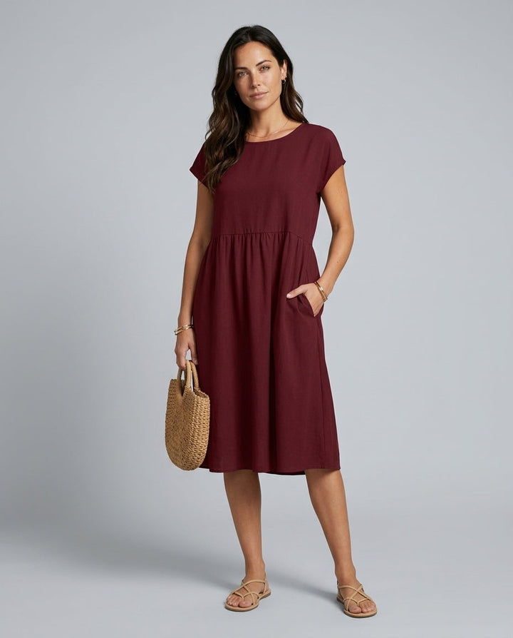 Nadia | Casual Midi with Pockets