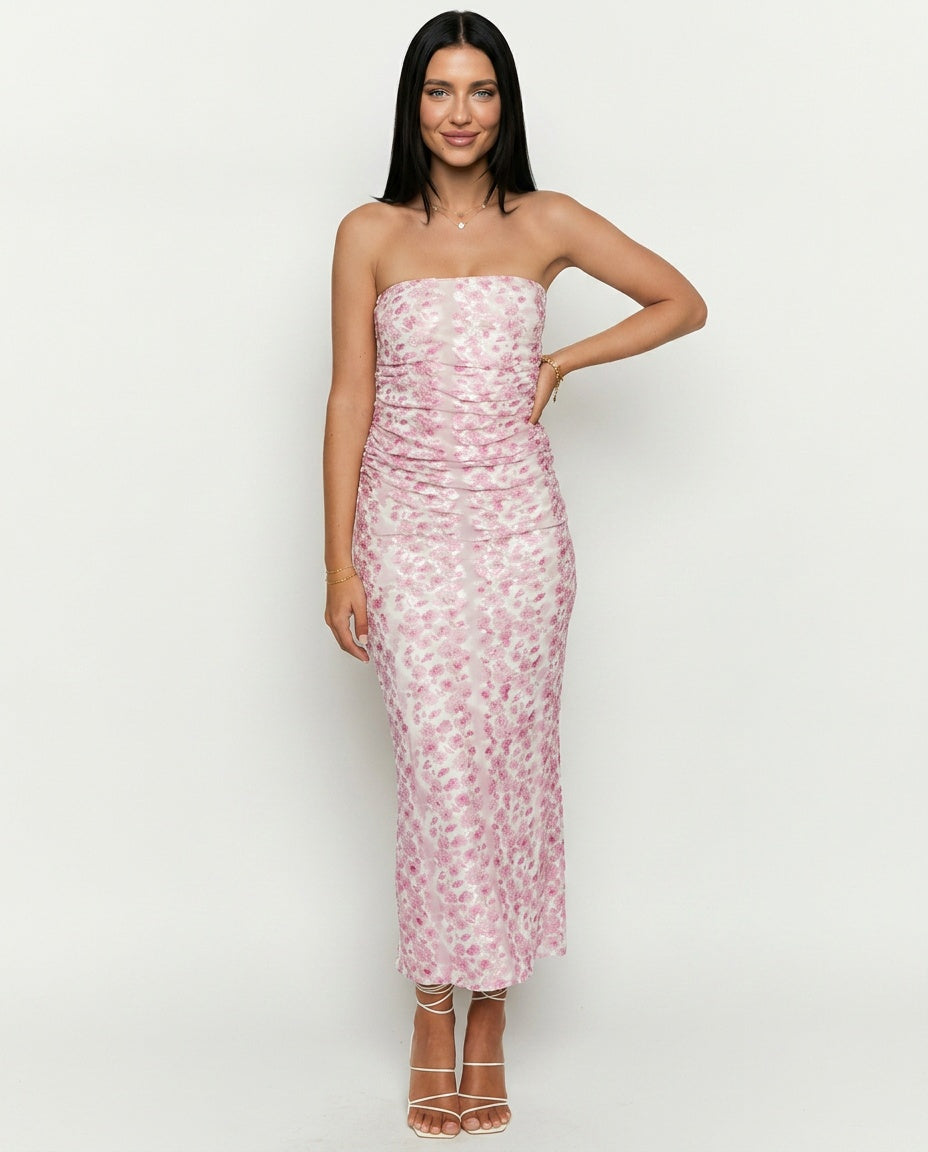 Vivienne | Floral Print Maxi Dress