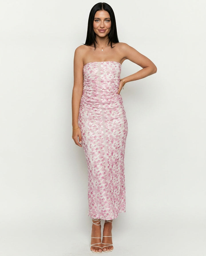 Vivienne | Floral Print Maxi Dress