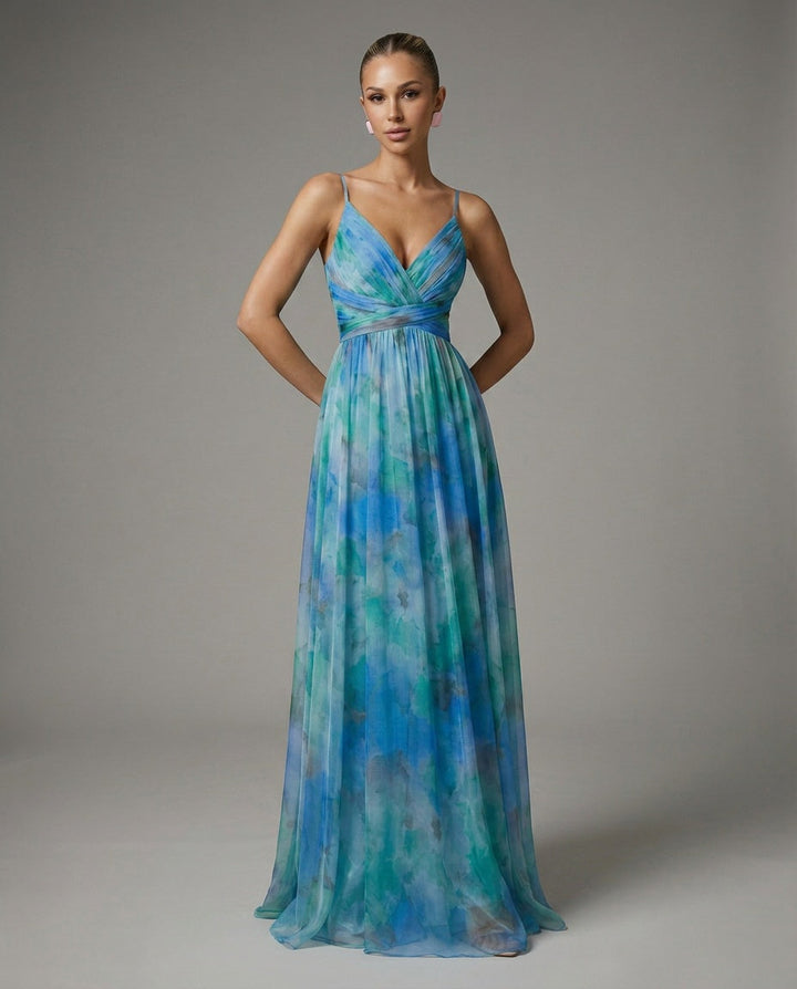 Floraya | Floral Print Maxi Dress