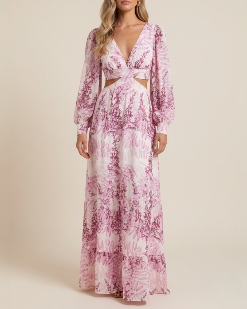 Marula | Maxi Dress with Cut-Out Waist