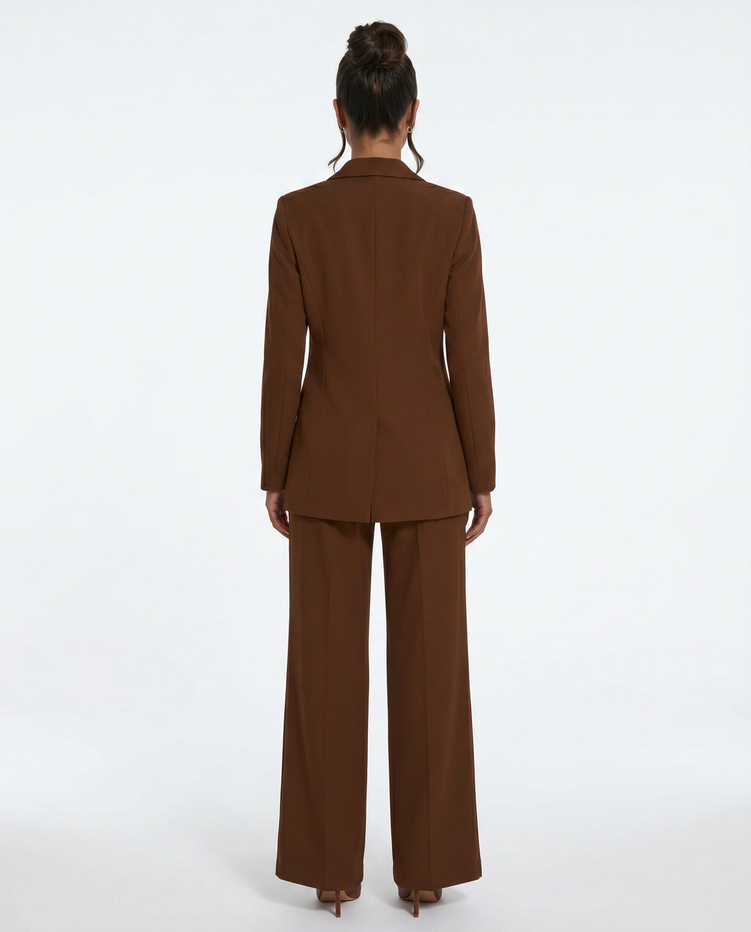 Ravelle | Longline Tailored Wide-Leg Trouser Suit
