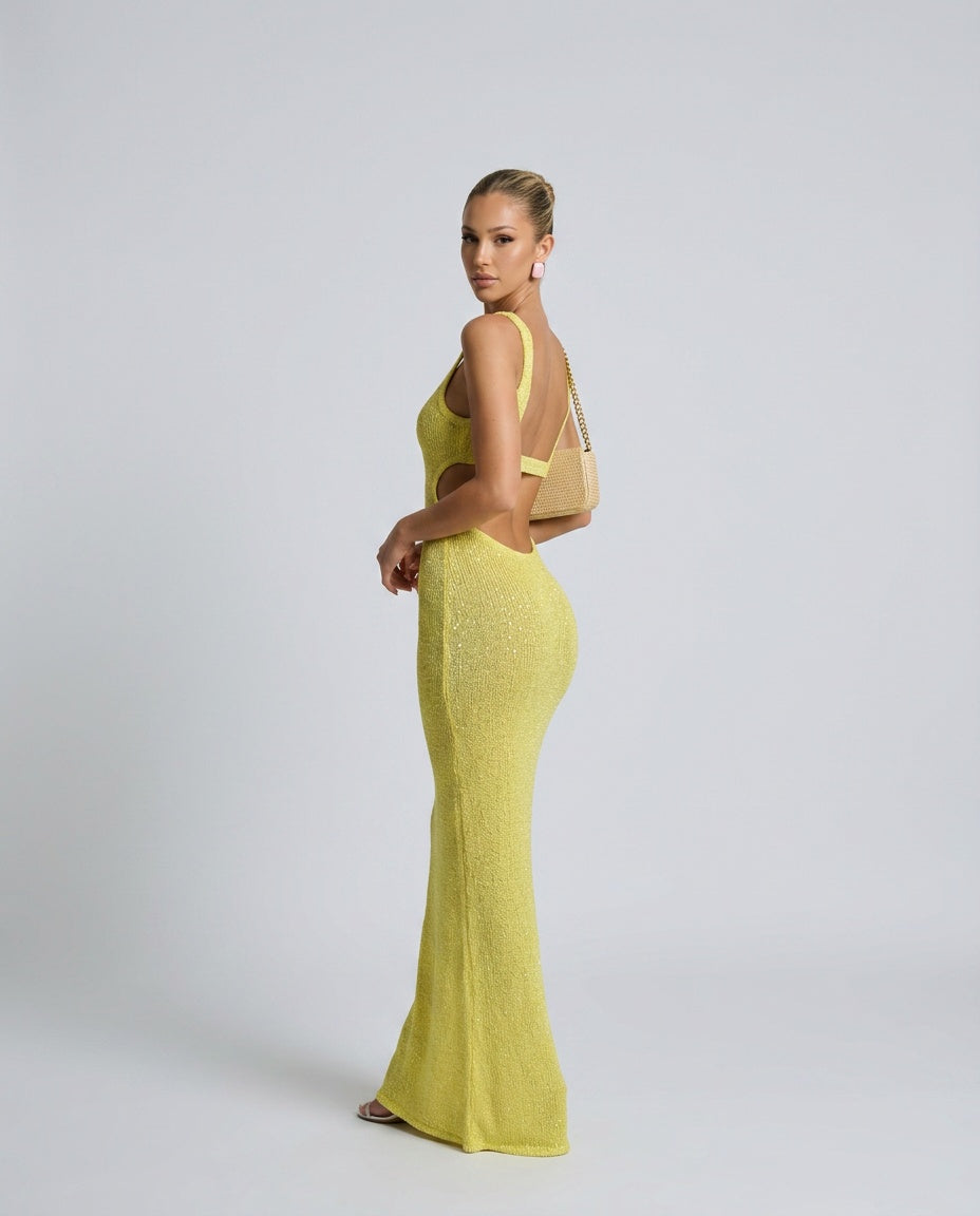 Skye | Sequin Summer Party Maxi Dress