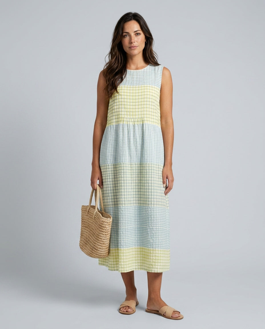 Priya | Printed Flowy Midi Dress