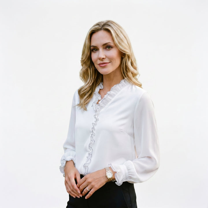 Soraya | Long Sleeve Feminine Blouse