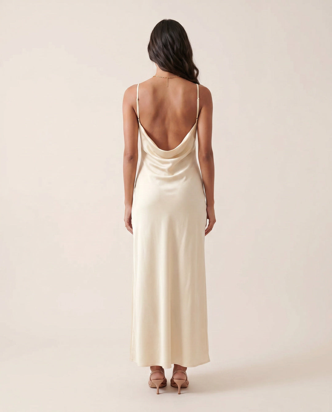 Serafine | Satin-Look Slip Maxi Dress