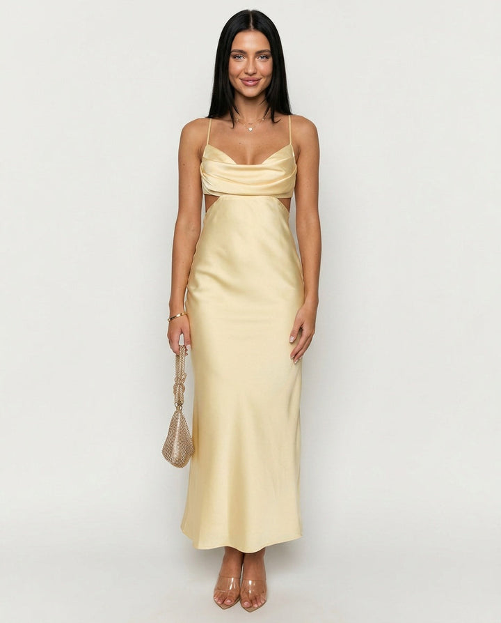 Taleah | Lilac Cut-Out Maxi Dress