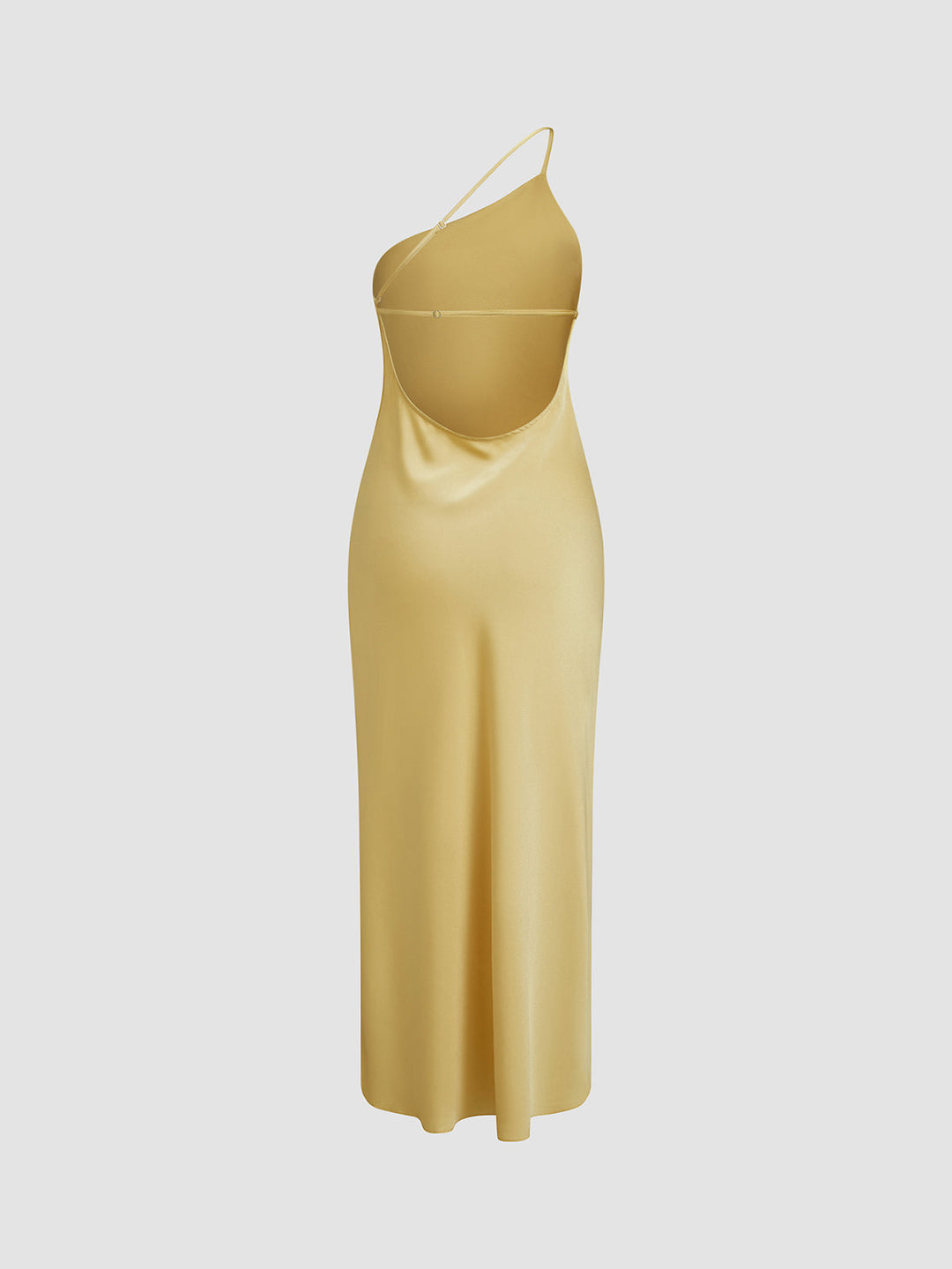Reva | Open Back Satin Maxi Dress