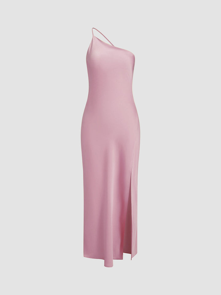 Reva | Open Back Satin Maxi Dress