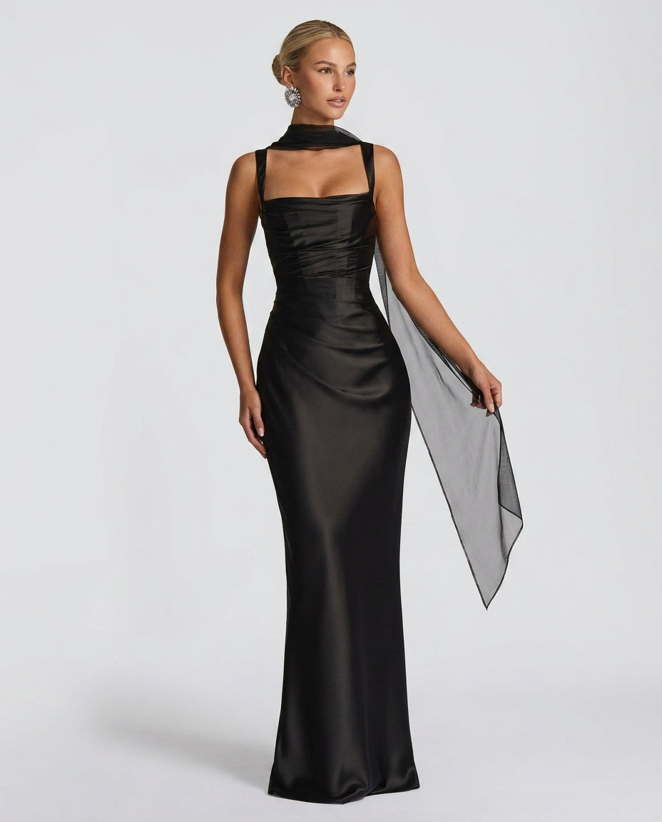 Calanthe | Sleeveless Sequin Maxi Dress