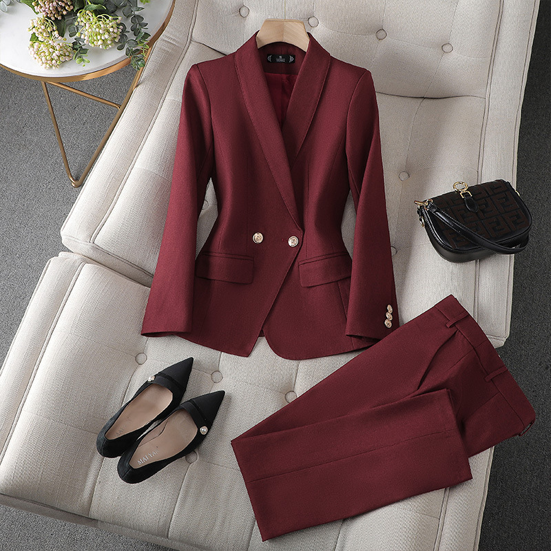 Isolde | Tweed-Look Blazer &amp; Trousers Co-ord Set