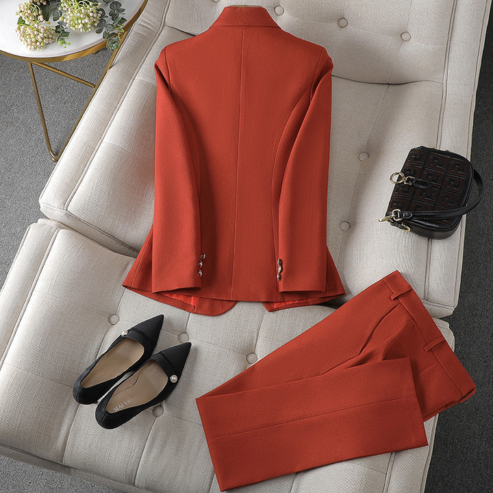 Isolde | Tweed-Look Blazer &amp; Trousers Co-ord Set