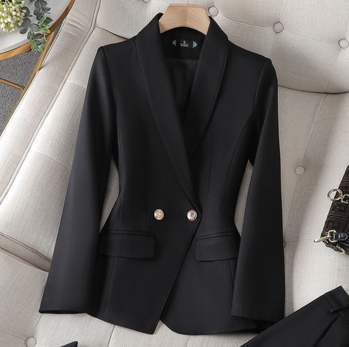 Isolde | Tweed-Look Blazer &amp; Trousers Co-ord Set
