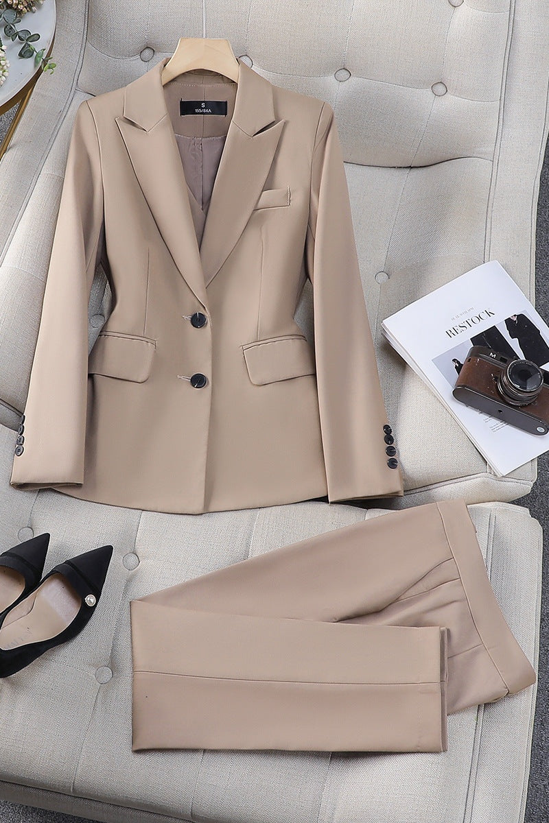 Isolde | Tweed-Look Blazer &amp; Trousers Co-ord Set