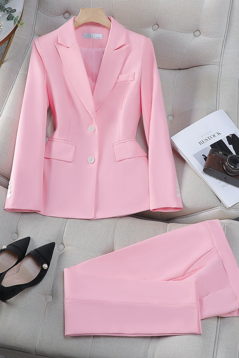 Isolde | Tweed-Look Blazer &amp; Trousers Co-ord Set