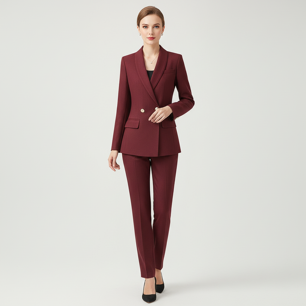 Isolde | Tweed-Look Blazer &amp; Trousers Co-ord Set