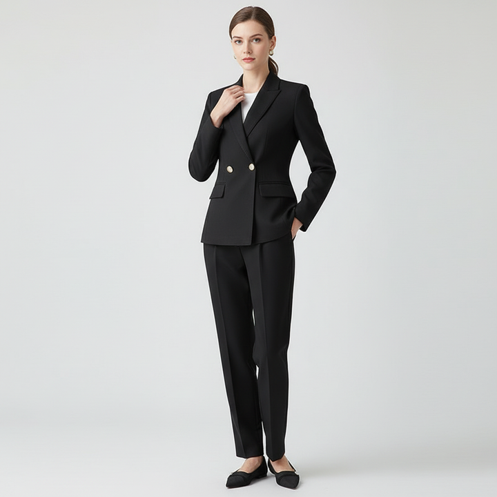 Isolde | Tweed-Look Blazer &amp; Trousers Co-ord Set