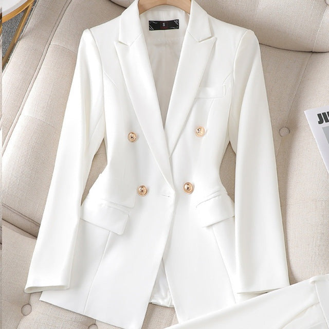 Camille | Tailored Blazer &amp; Wide-Leg Trouser Set