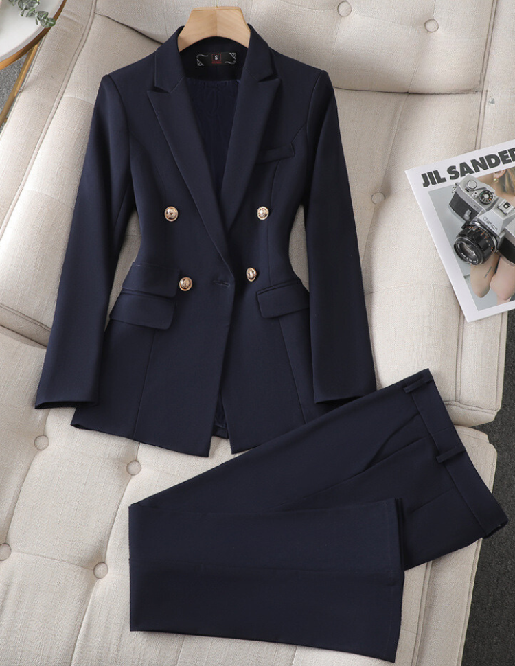 Camille | Tailored Blazer &amp; Wide-Leg Trouser Set