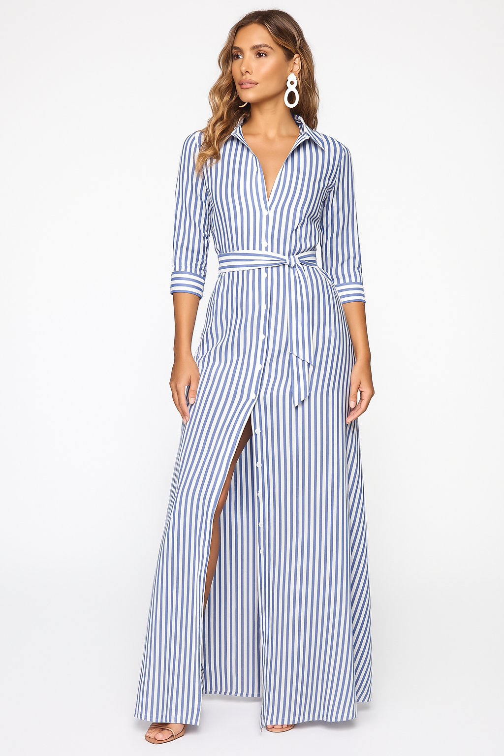 Vera | Blouse-Style Casual Work Maxi