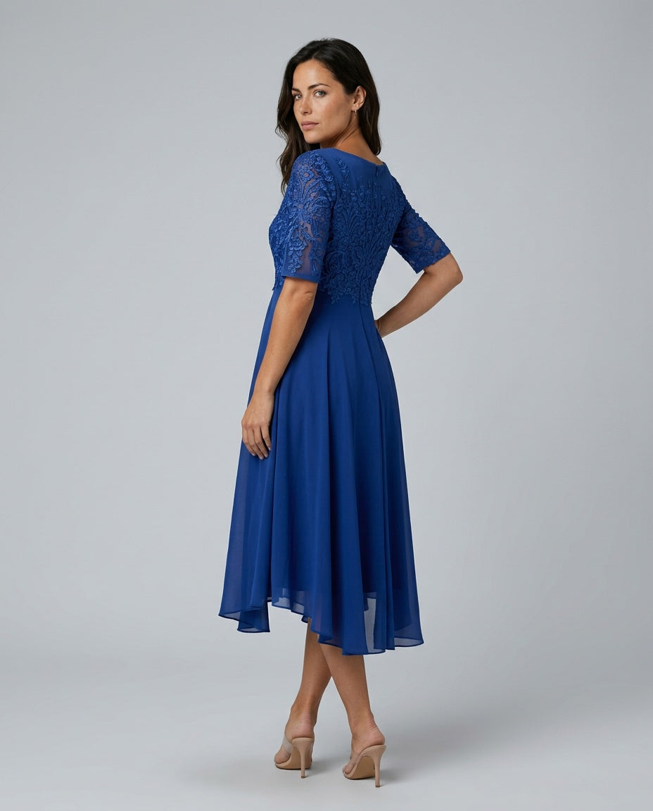 Rosette | Flowy Midi with Lace Bodice