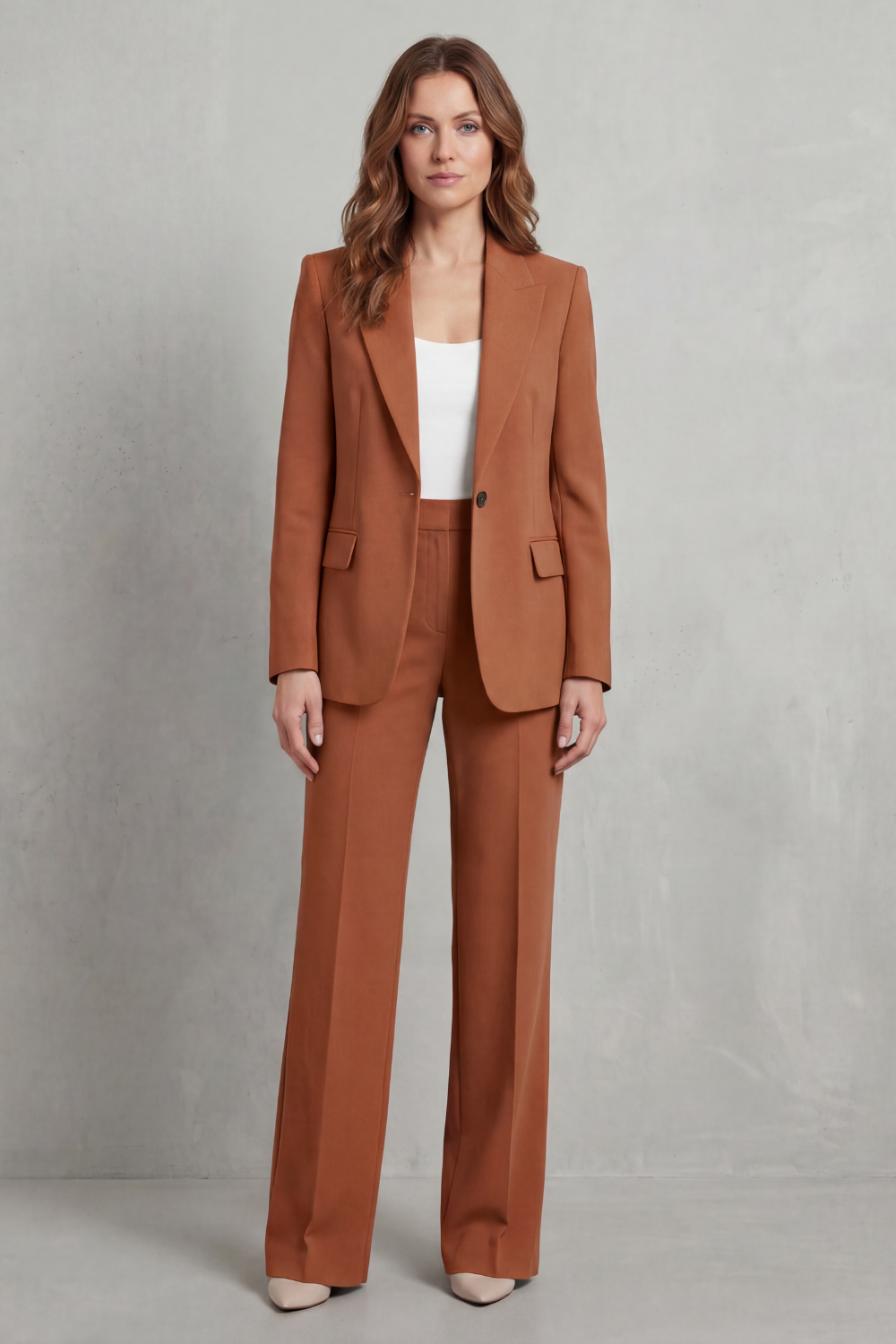 Aurelia | Tailored Long Sleeve Power Suit Set