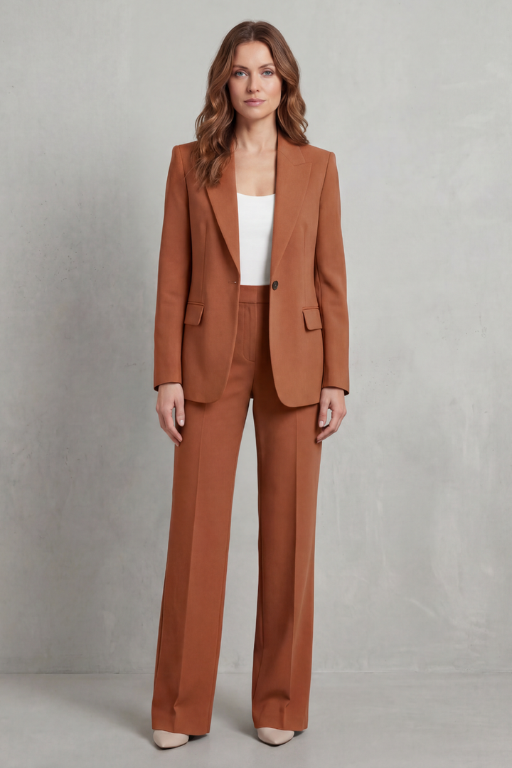 Aurelia | Tailored Long Sleeve Power Suit Set