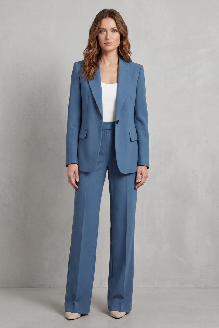 Aurelia | Tailored Long Sleeve Power Suit Set