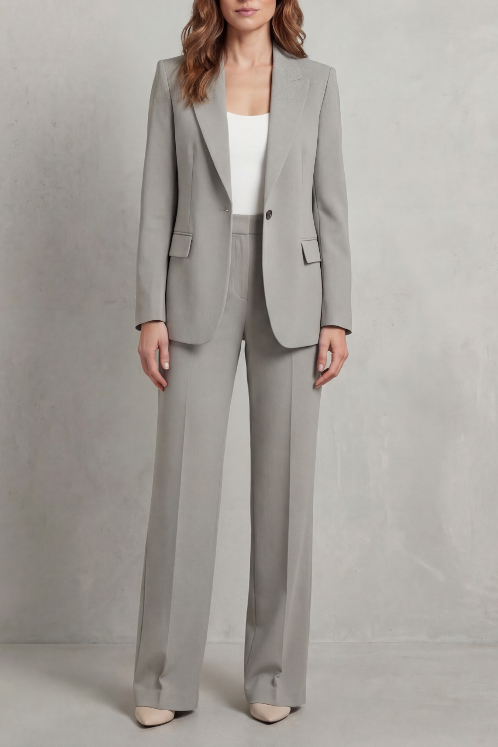 Aurelia | Tailored Long Sleeve Power Suit Set