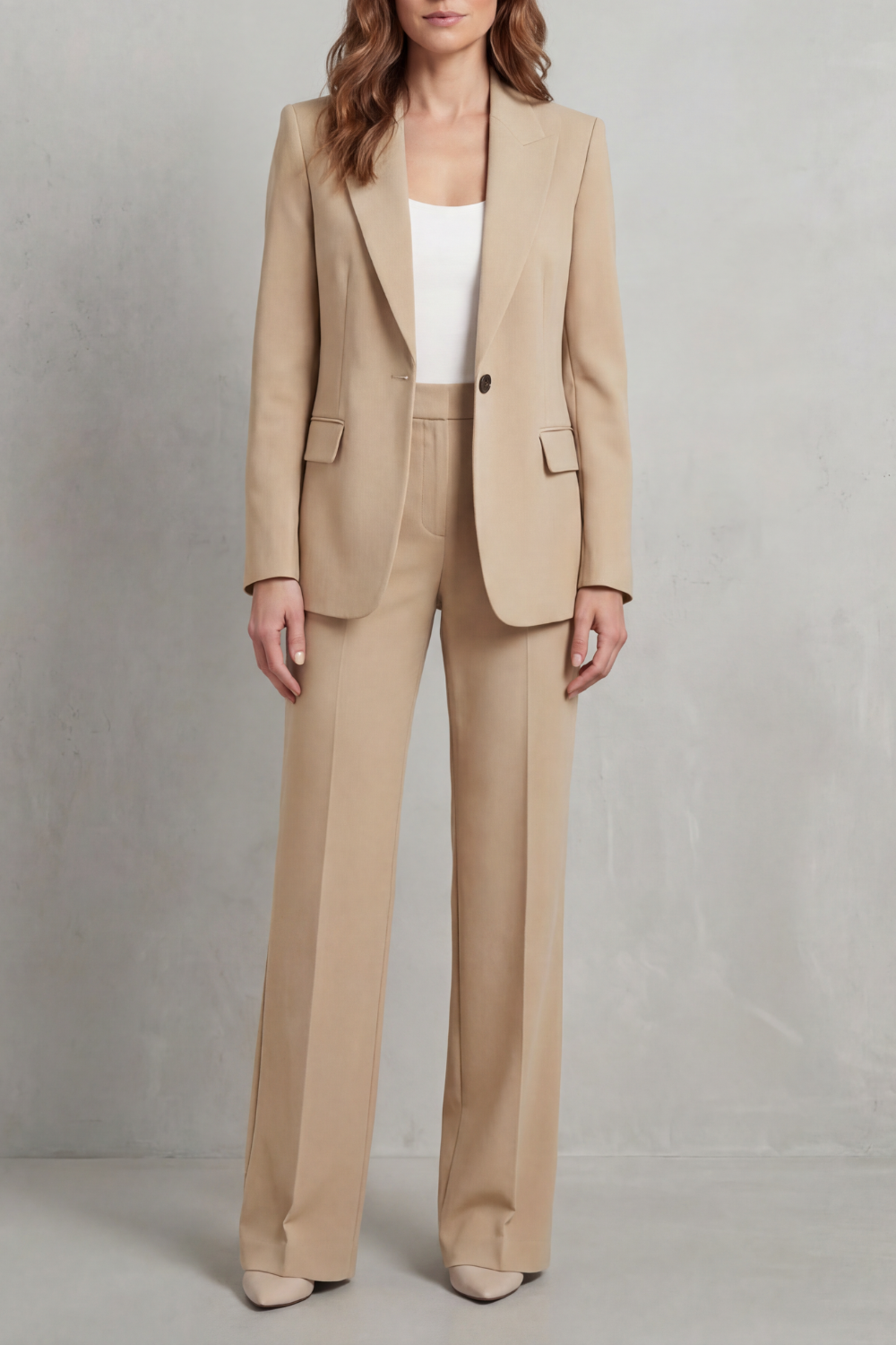 Aurelia | Tailored Long Sleeve Power Suit Set